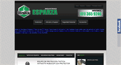 Desktop Screenshot of industriasesparza.com